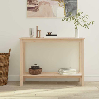 vidaXL Console Table 110x40x80 cm Solid Wood Pine