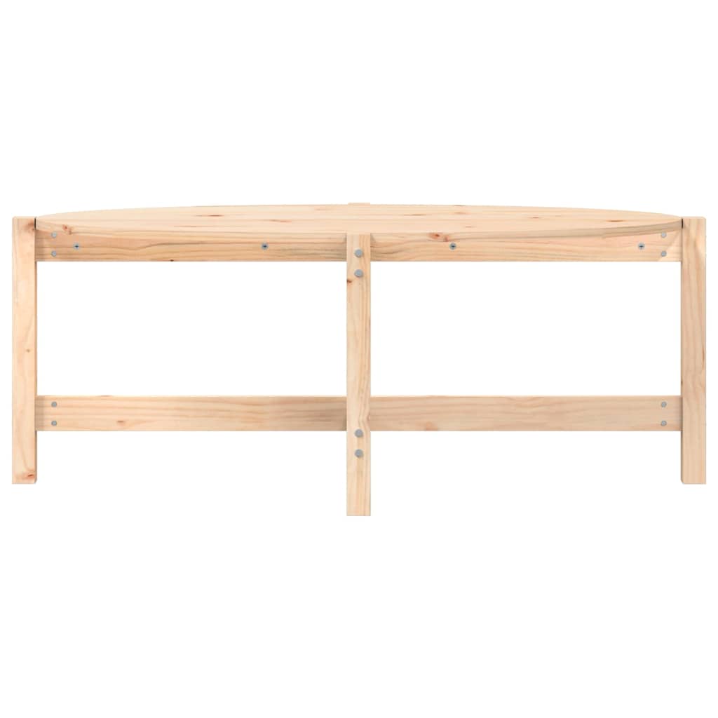 vidaXL Coffee Table 118x63x45 cm Solid Wood Pine