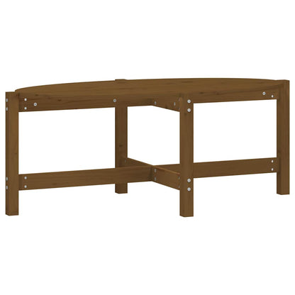 vidaXL Coffee Table Honey Brown 118x63x45 cm Solid Wood Pine