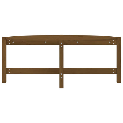 vidaXL Coffee Table Honey Brown 118x63x45 cm Solid Wood Pine