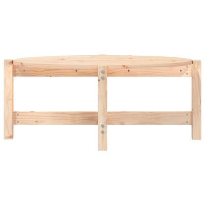 vidaXL Coffee Table 87x48x35 cm Solid Wood Pine