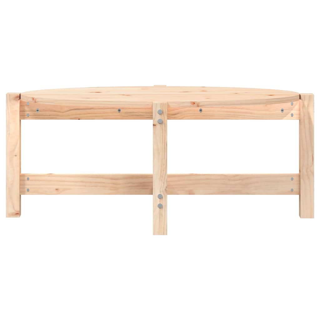 vidaXL Coffee Table 87x48x35 cm Solid Wood Pine