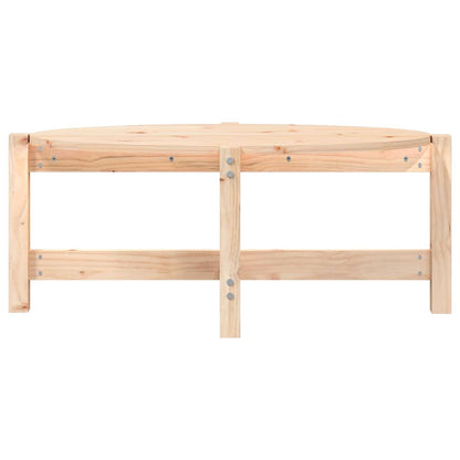 vidaXL Coffee Table 87x48x35 cm Solid Wood Pine