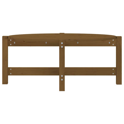 vidaXL Coffee Table Honey Brown 87x48x35 cm Solid Wood Pine