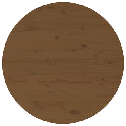 vidaXL Coffee Table Honey Brown Ø 55x45 cm Solid Wood Pine