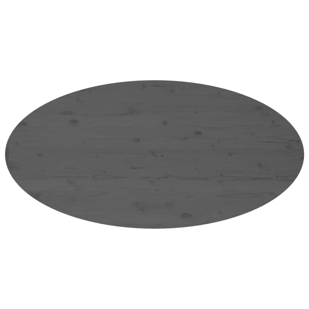 vidaXL Coffee Table Grey 110x55x45 cm Solid Wood Pine