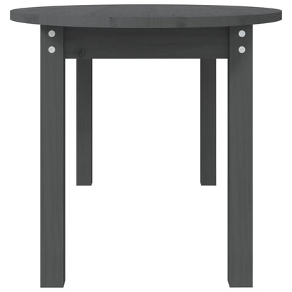 vidaXL Coffee Table Grey 110x55x45 cm Solid Wood Pine