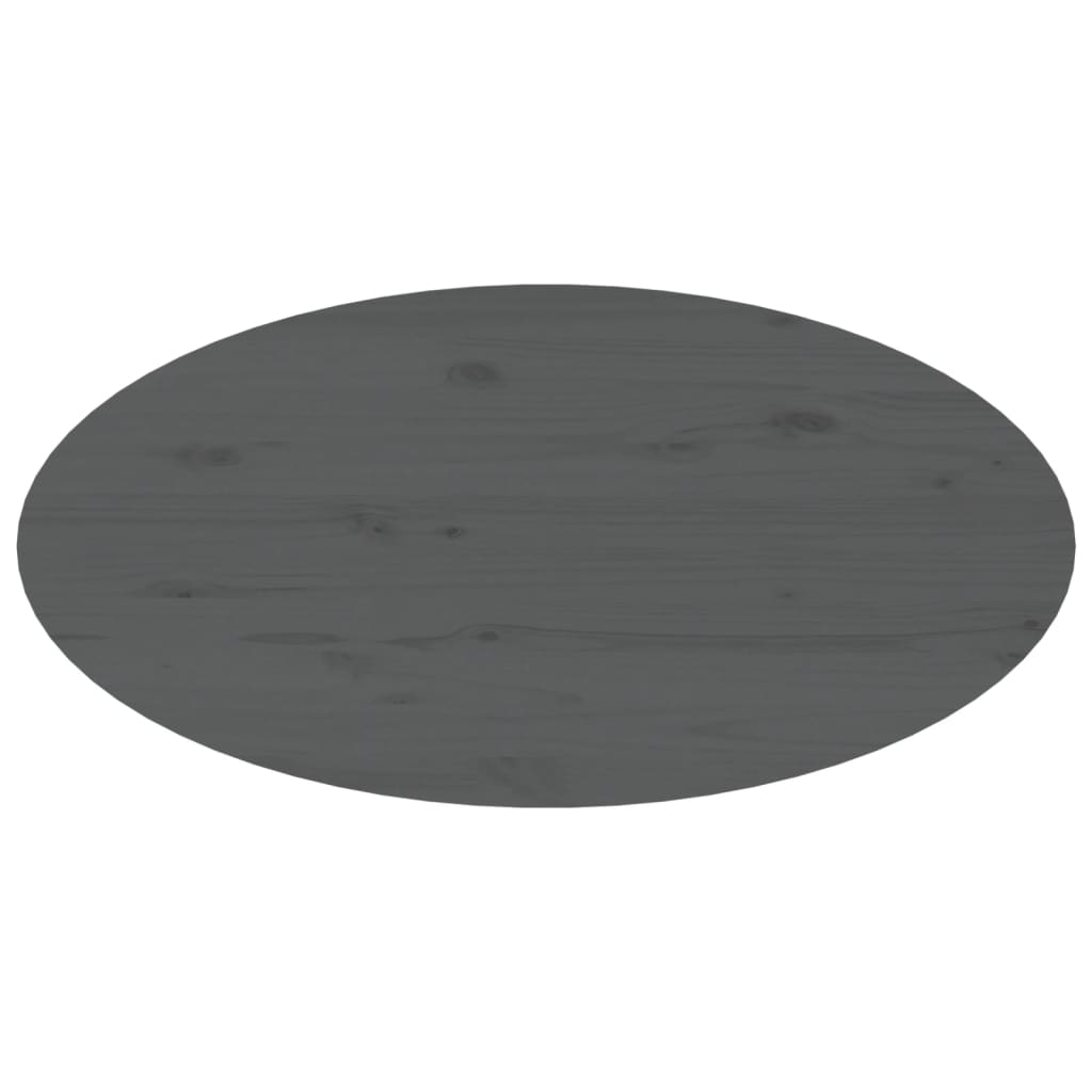 vidaXL Coffee Table Grey 80x40x35 cm Solid Wood Pine
