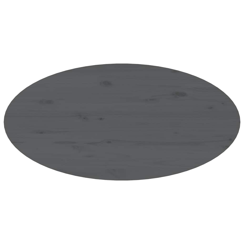 vidaXL Coffee Table Grey 80x40x35 cm Solid Wood Pine