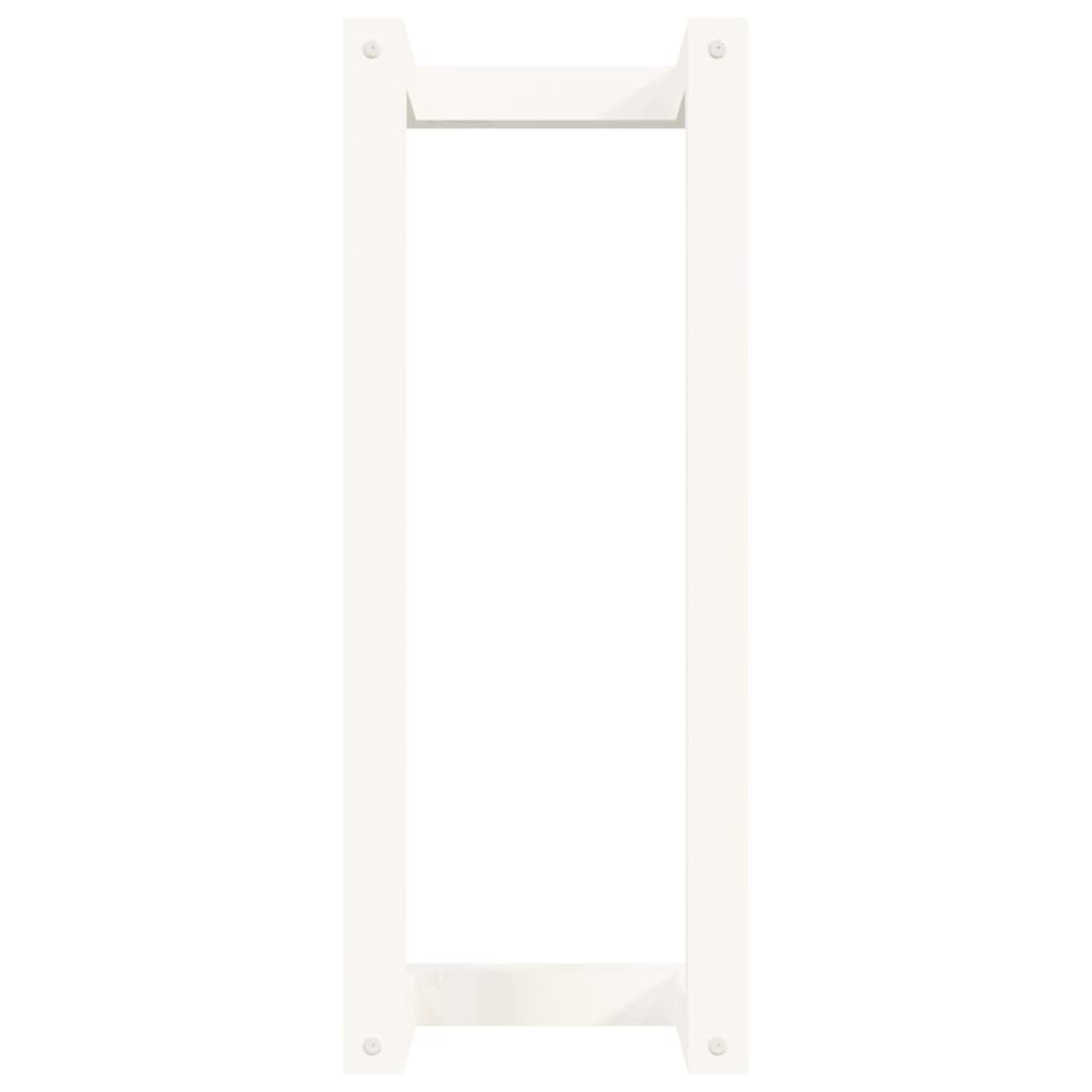 vidaXL Towel Rack White 23x18x60 cm Solid Wood Pine