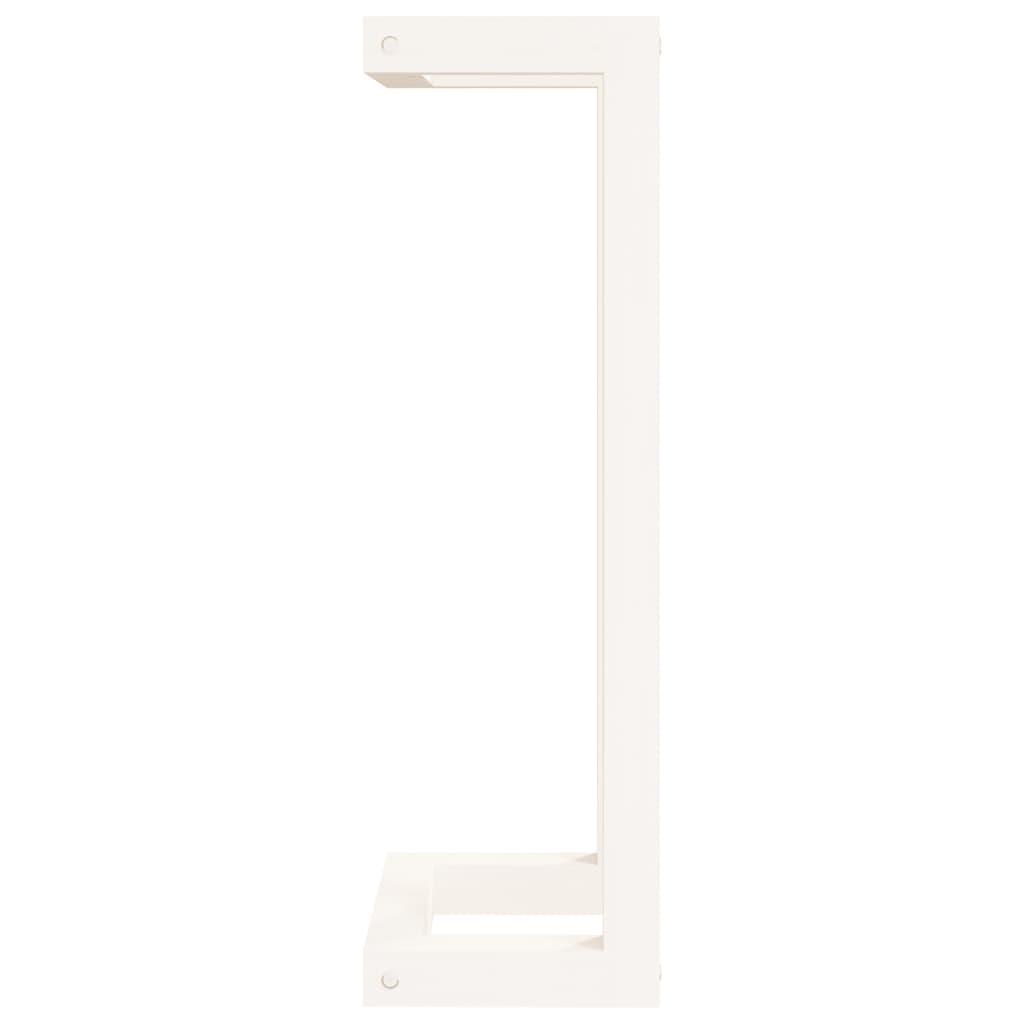 vidaXL Towel Rack White 23x18x60 cm Solid Wood Pine