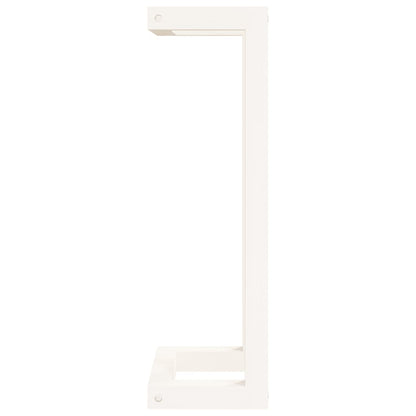 vidaXL Towel Rack White 23x18x60 cm Solid Wood Pine