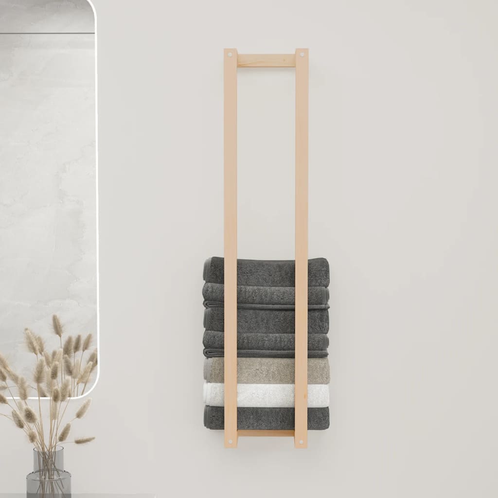 vidaXL Towel Rack 23x18x110 cm Solid Wood Pine