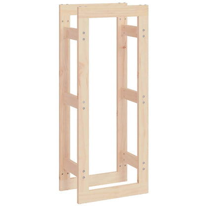 822407 vidaXL Firewood Rack 41x25x100 cm Solid Wood Pine