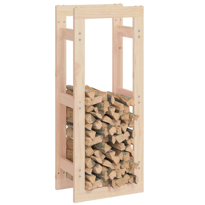 822407 vidaXL Firewood Rack 41x25x100 cm Solid Wood Pine