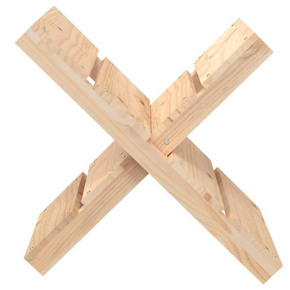 822447 vidaXL Log Holder 47x39,5x48 cm Solid Wood Pine