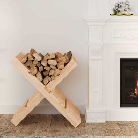 822447 vidaXL Log Holder 47x39,5x48 cm Solid Wood Pine