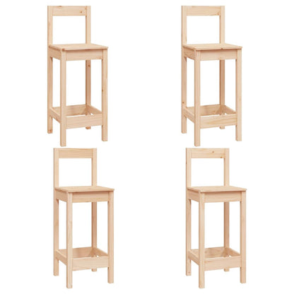 vidaXL 5 Piece Bar Set Solid Wood Pine