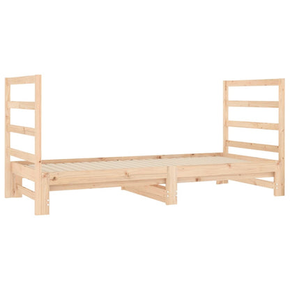 vidaXL Pull-out Day Bed without Mattress 2x(90x190) cm