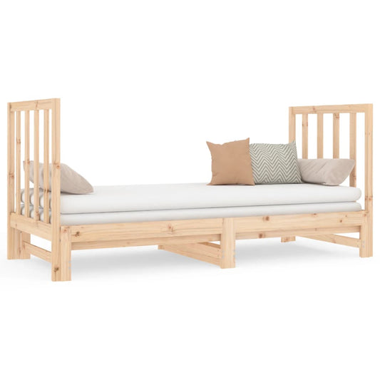 vidaXL Pull-out Day Bed without Mattress 2x(90x190) cm