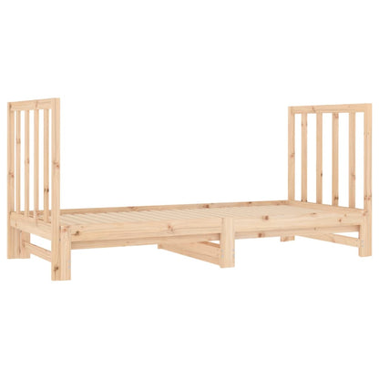 vidaXL Pull-out Day Bed without Mattress 2x(90x190) cm