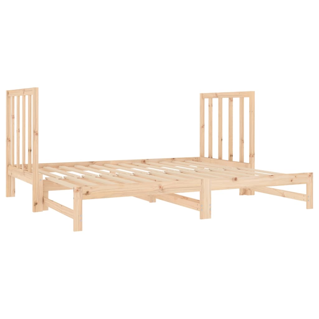 vidaXL Pull-out Day Bed without Mattress 2x(90x190) cm