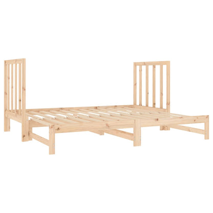 vidaXL Pull-out Day Bed without Mattress 2x(90x190) cm