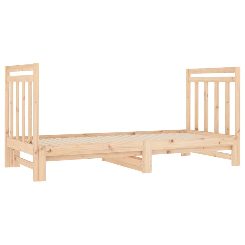 vidaXL Pull-out Day Bed without Mattress 2x(90x190) cm