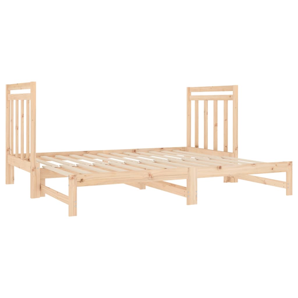 vidaXL Pull-out Day Bed without Mattress 2x(90x190) cm