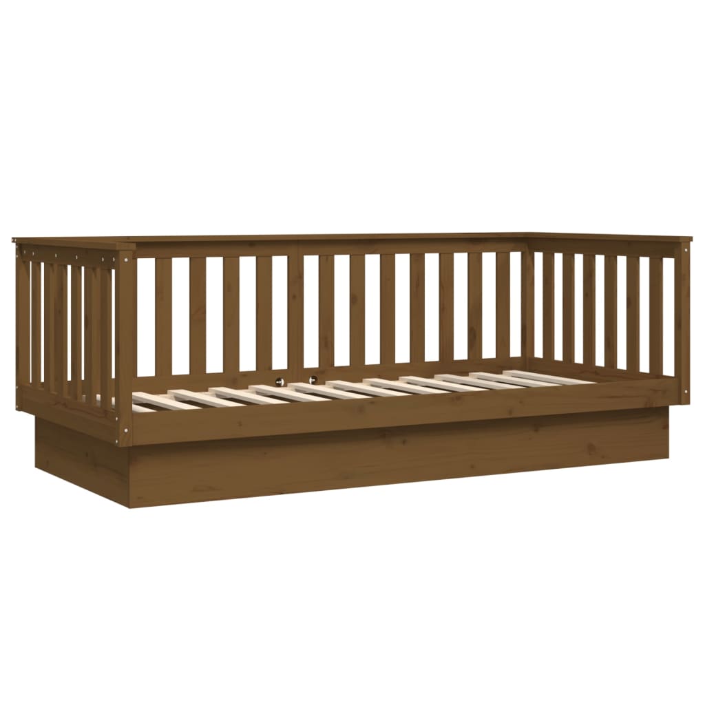 vidaXL Day Bed without Mattress Honey Brown 80x200 cm Solid Wood Pine
