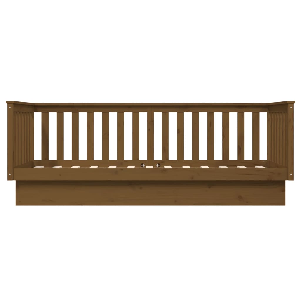 vidaXL Day Bed without Mattress Honey Brown 80x200 cm Solid Wood Pine