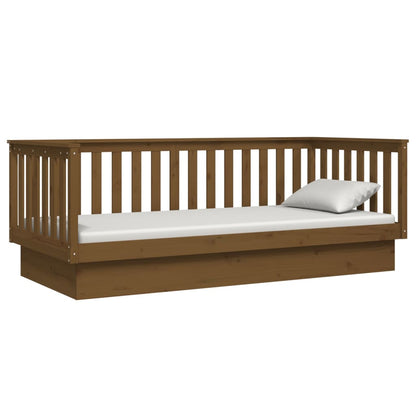 vidaXL Day Bed without Mattress Honey Brown 100x200 cm Solid Wood Pine