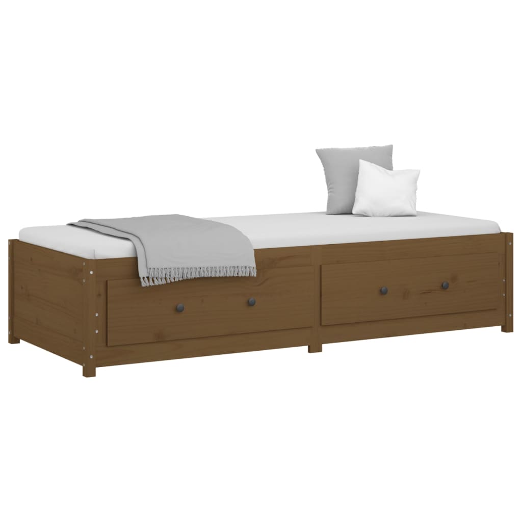 vidaXL Day Bed without Mattress Honey Brown 80x200 cm Solid Wood Pine