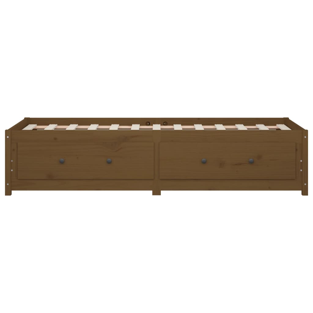 vidaXL Day Bed without Mattress Honey Brown 80x200 cm Solid Wood Pine