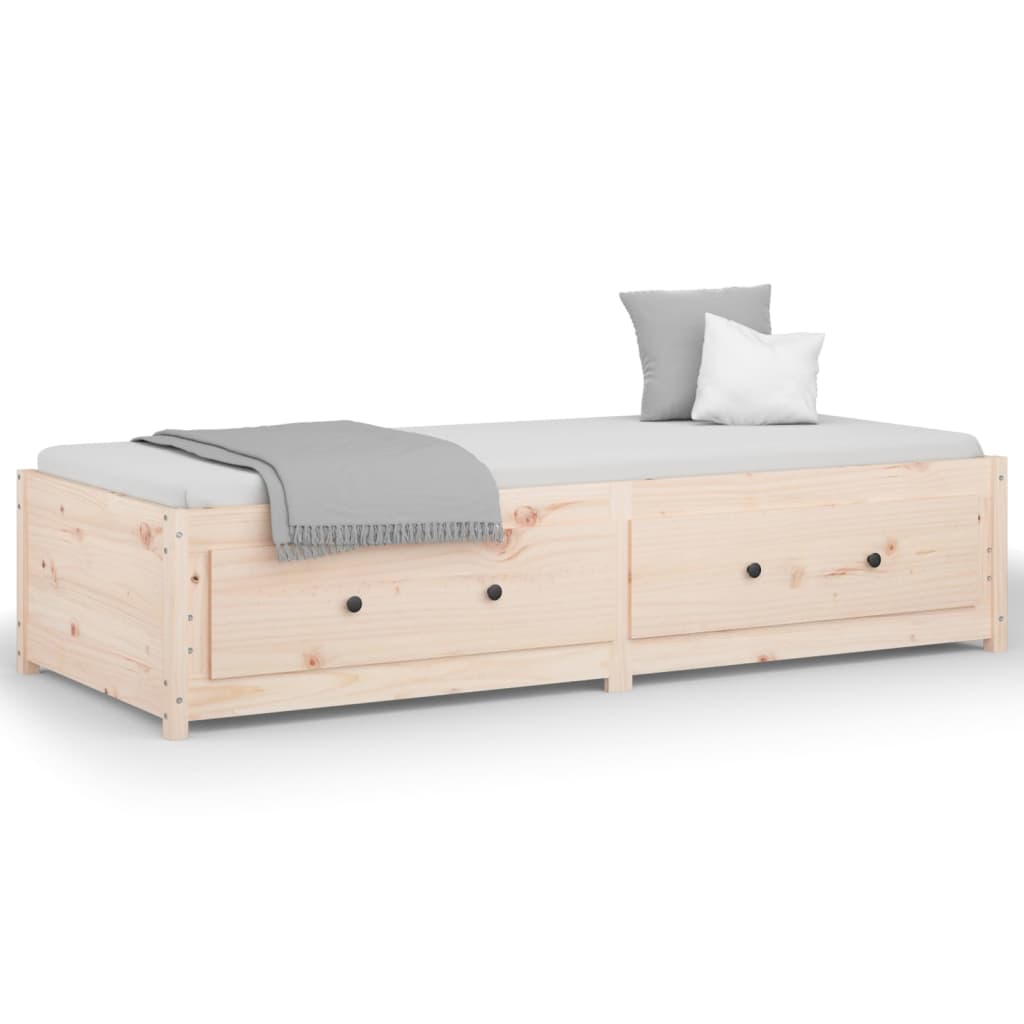 vidaXL Day Bed without Mattress 90x200 cm Solid Wood Pine