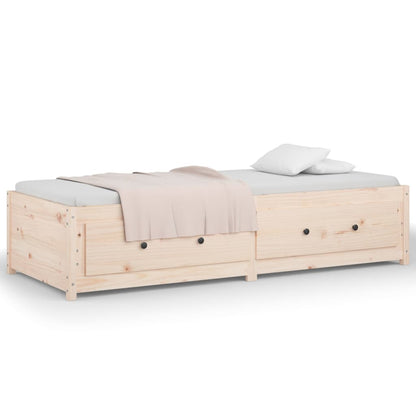 vidaXL Day Bed without Mattress 90x200 cm Solid Wood Pine