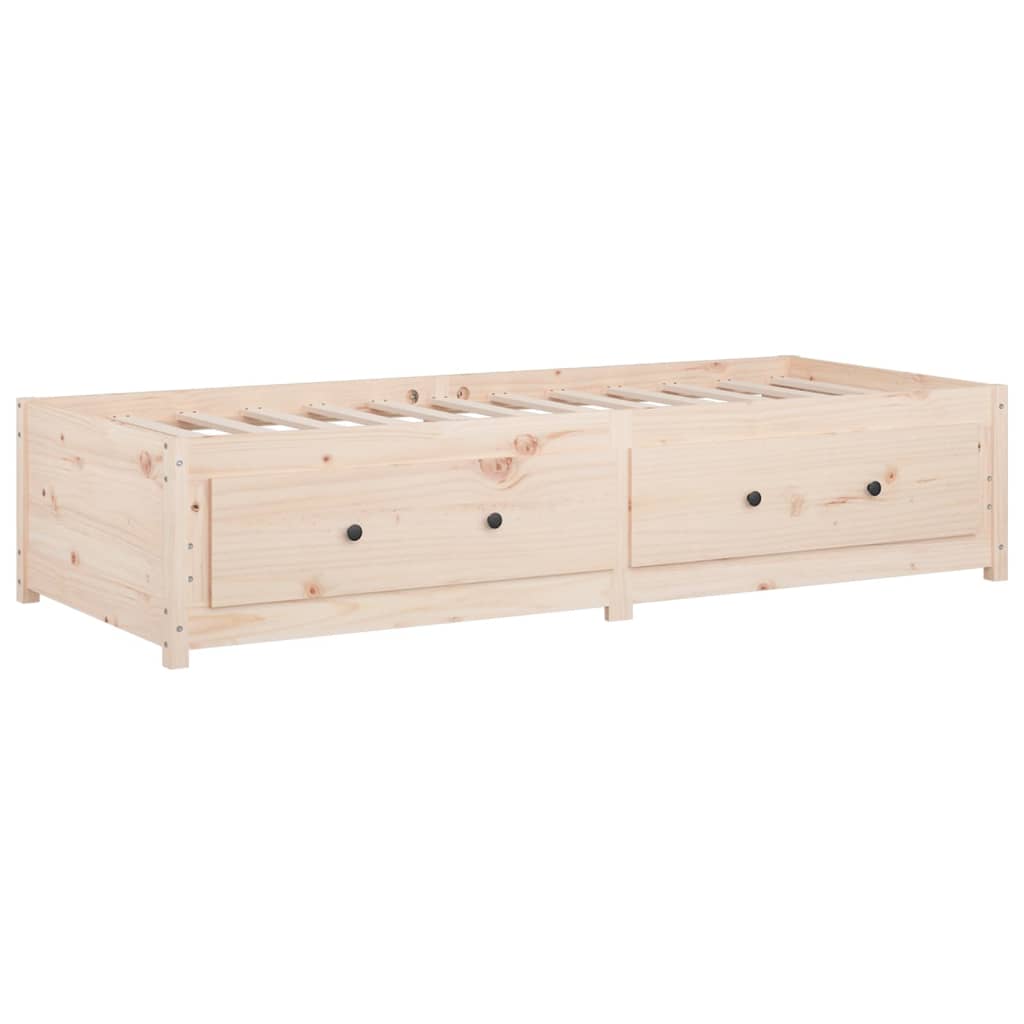 vidaXL Day Bed without Mattress 90x200 cm Solid Wood Pine