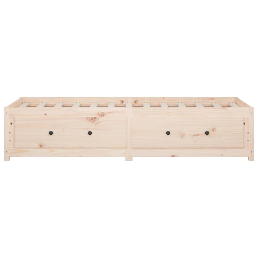 vidaXL Day Bed without Mattress 90x200 cm Solid Wood Pine