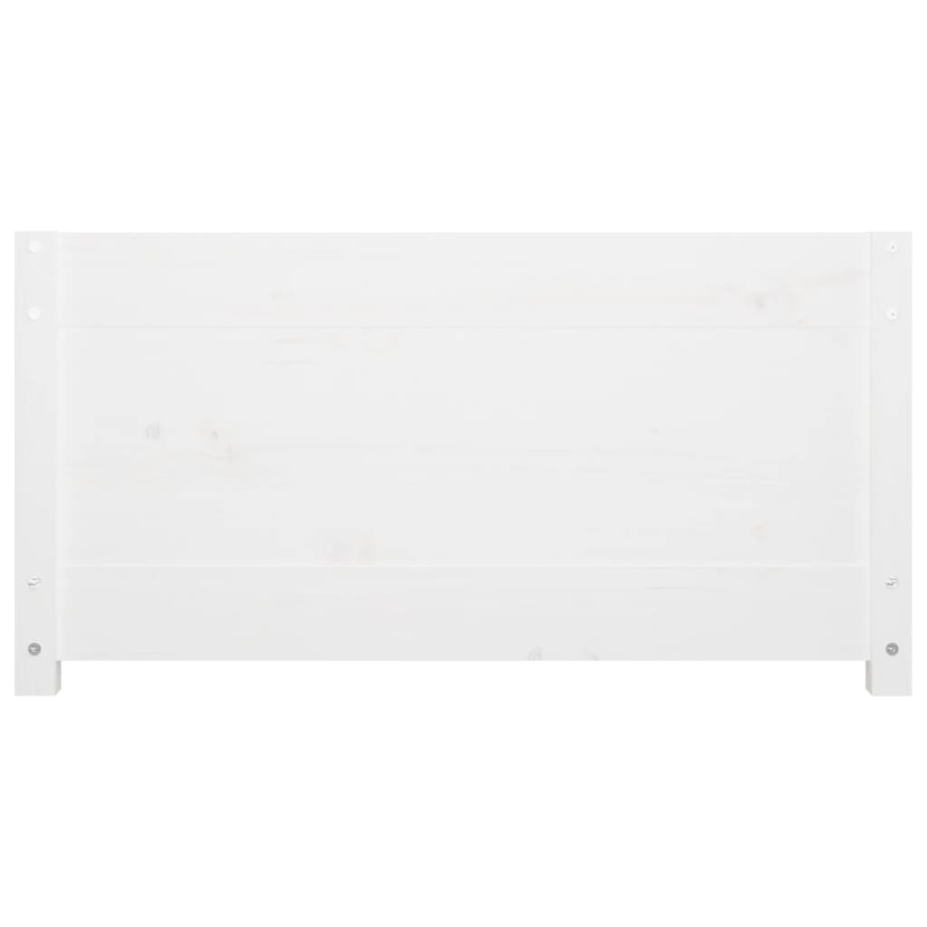 vidaXL Day Bed without Mattress White 90x200 cm Solid Wood Pine