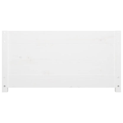 vidaXL Day Bed without Mattress White 90x200 cm Solid Wood Pine