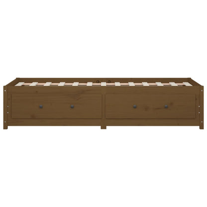 vidaXL Day Bed without Mattress Honey Brown 90x200 cm Solid Wood Pine