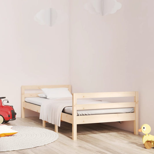 vidaXL Bed Frame without Mattress 90x200 cm Solid Wood Pine