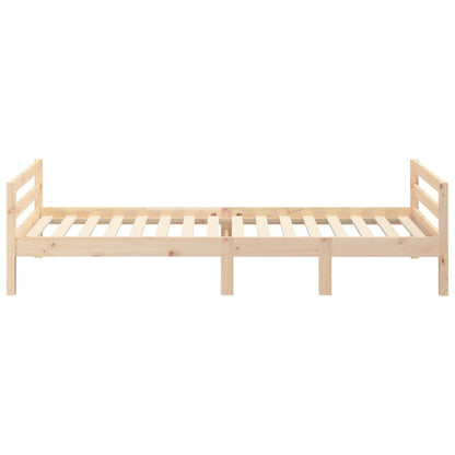 vidaXL Bed Frame without Mattress 90x190 cm Single Solid Wood Pine