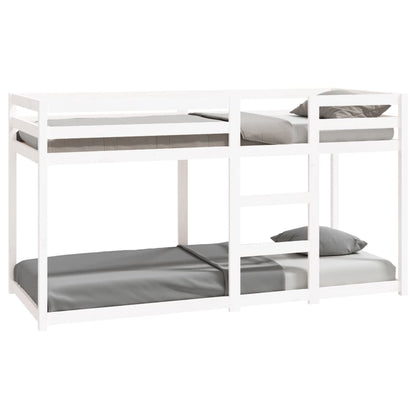 vidaXL Bunk Bed without Mattress White 80x200 cm Solid Wood Pine