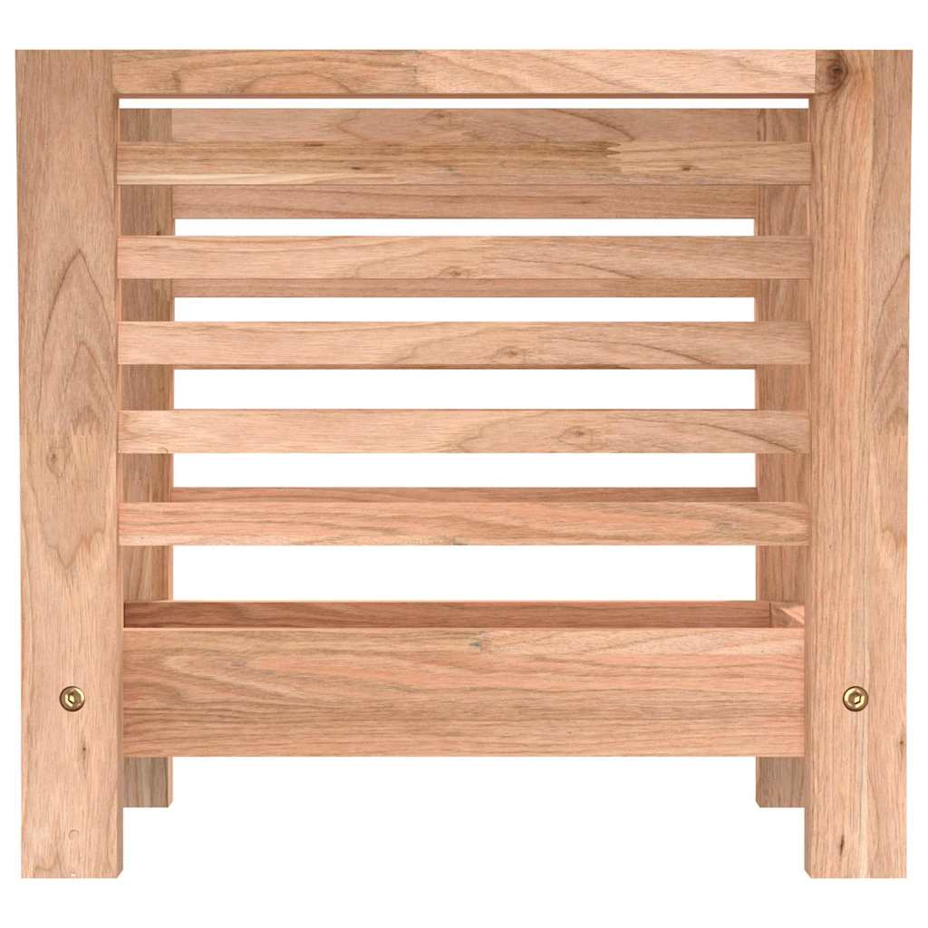 vidaXL Magazine Rack 40x26,5x38,5 cm Solid Wood Walnut