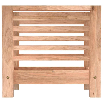 vidaXL Magazine Rack 40x26,5x38,5 cm Solid Wood Walnut