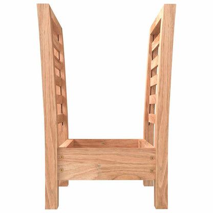 vidaXL Magazine Rack 40x26,5x38,5 cm Solid Wood Walnut