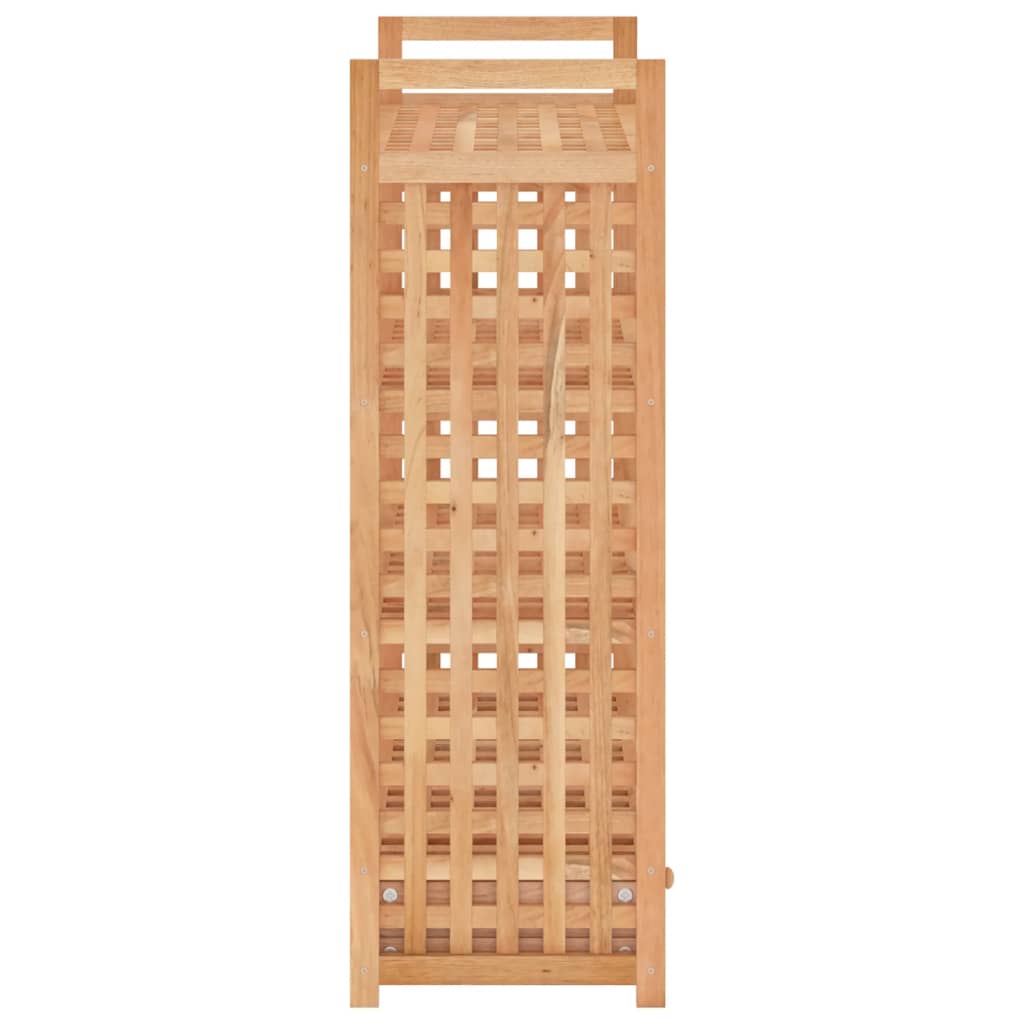vidaXL Shoe Rack with Drawer 70x27x81 cm Solid Wood Walnut