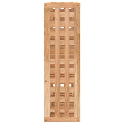 vidaXL Wall Shelf 49x15x49 cm Solid Wood Walnut