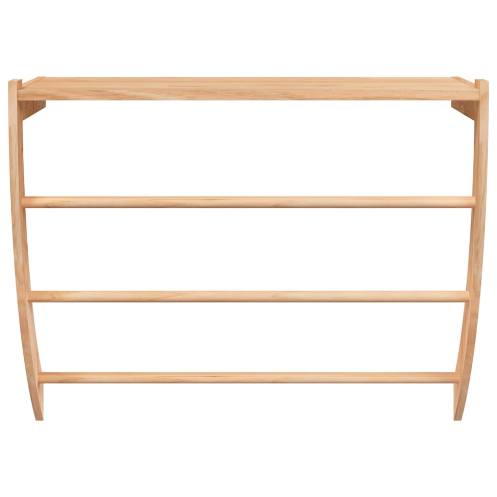 vidaXL Towel Rack 60x25.5x49 cm Solid Wood Walnut